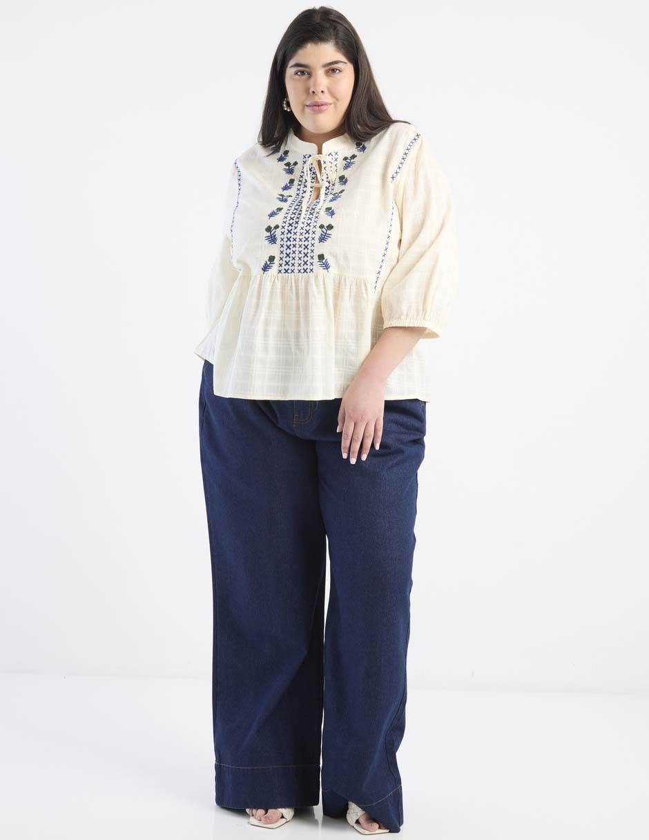 Blusa manga 3/4 para mujer 3