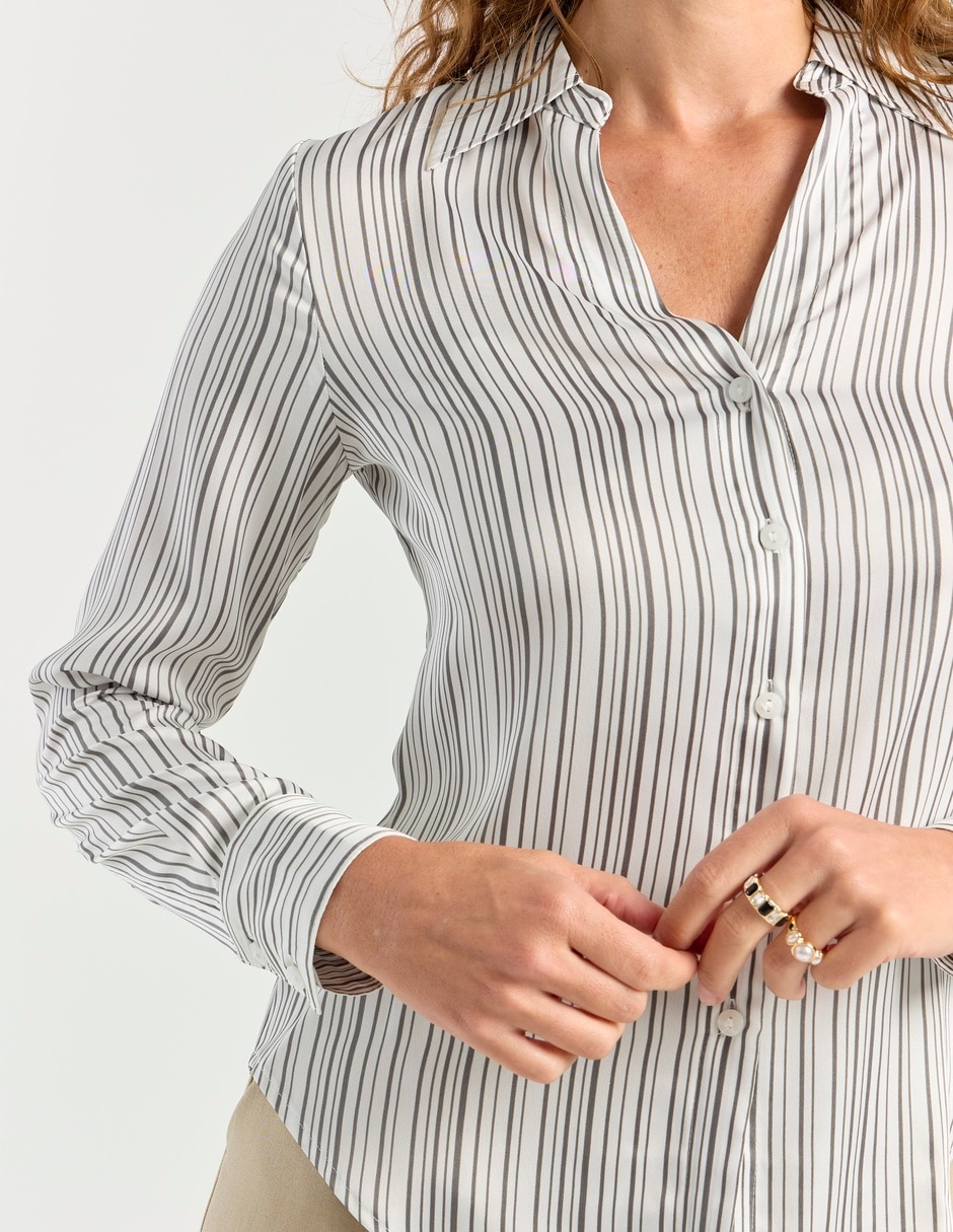 Blusa manga larga para mujer 5
