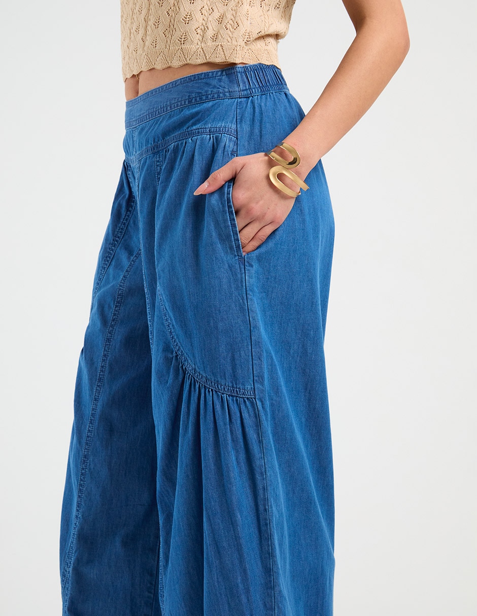 Jeans acampanado para mujer 2
