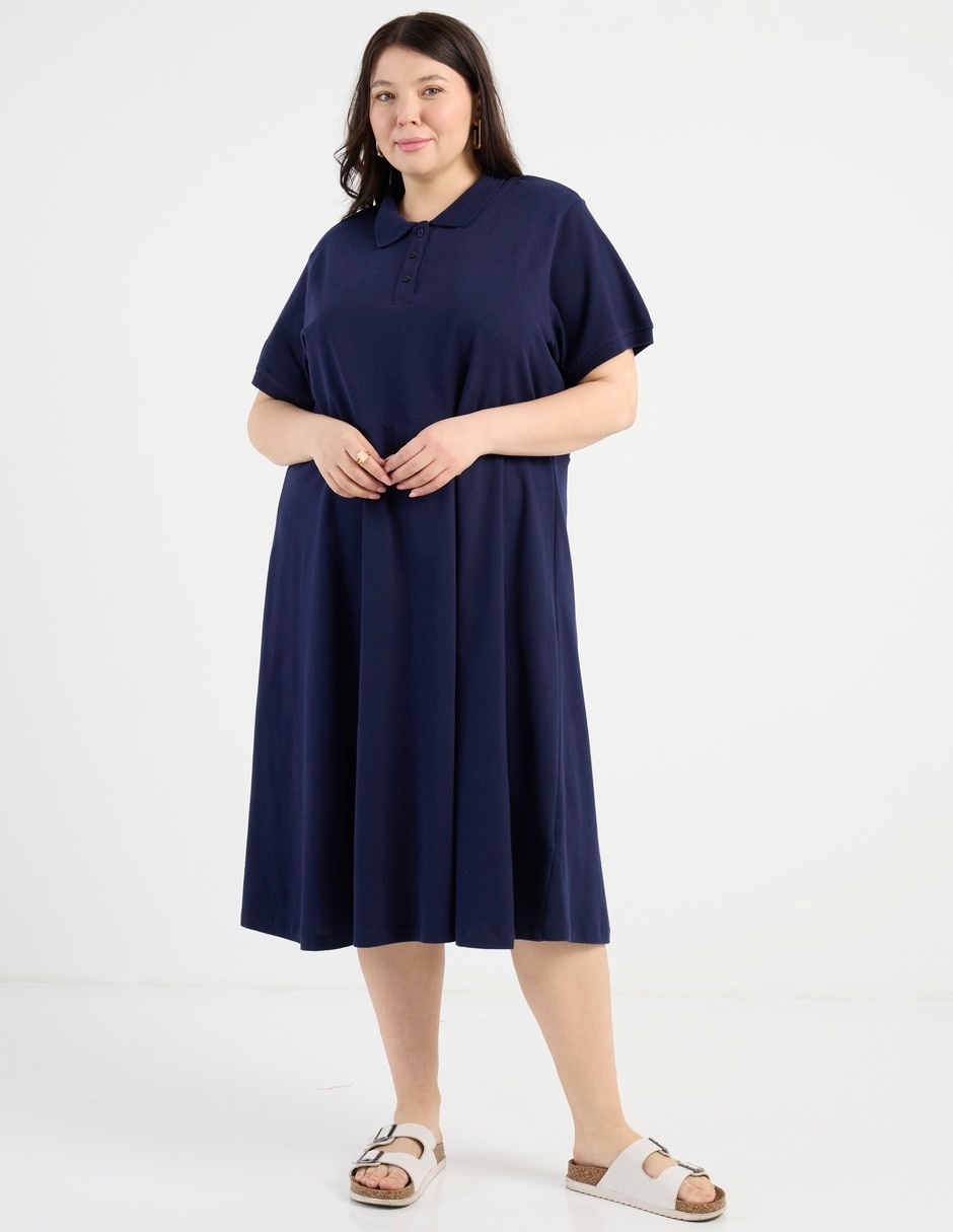 Vestido midi casual para mujer