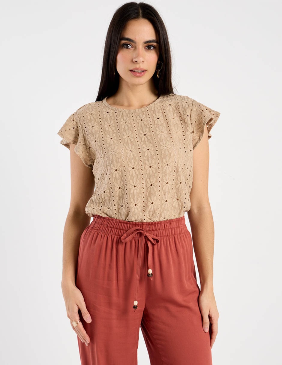 Blusa manga corta para mujer 1