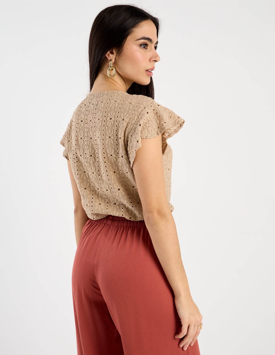 Blusa manga corta para mujer 2