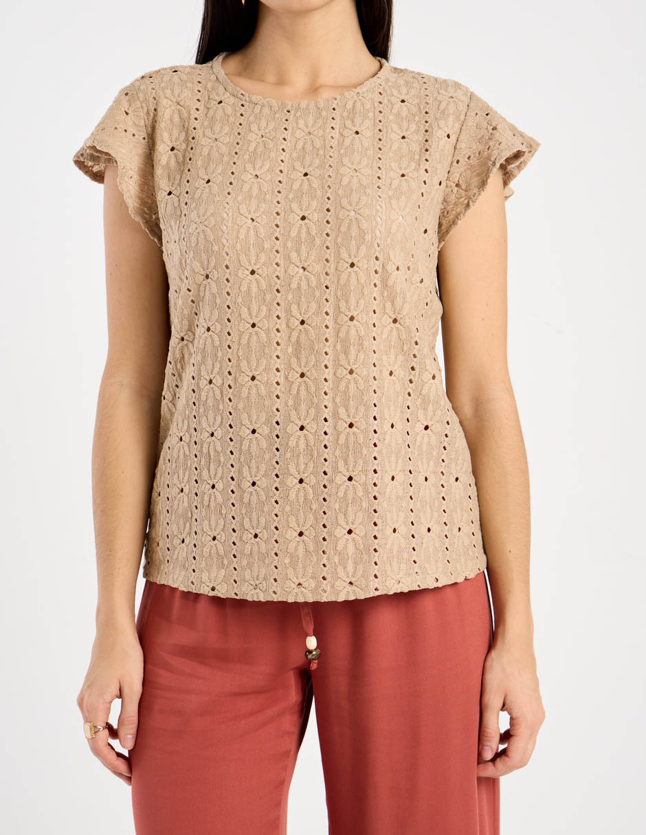 Blusa manga corta para mujer 6