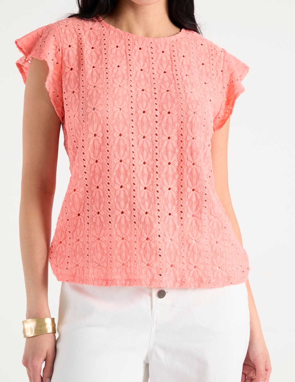 Blusa Week By Weekend manga corta para mujer