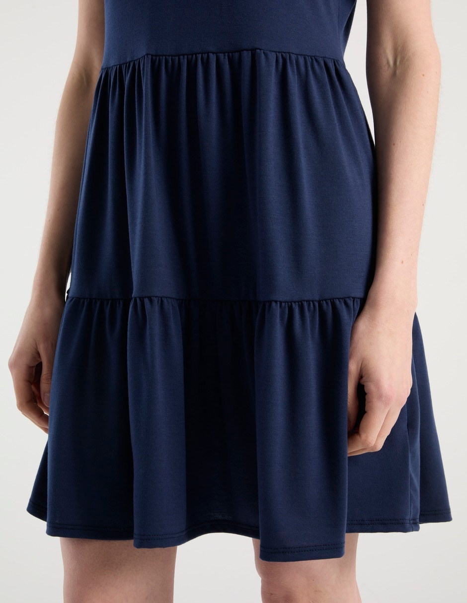 Vestido a la rodilla casual para mujer