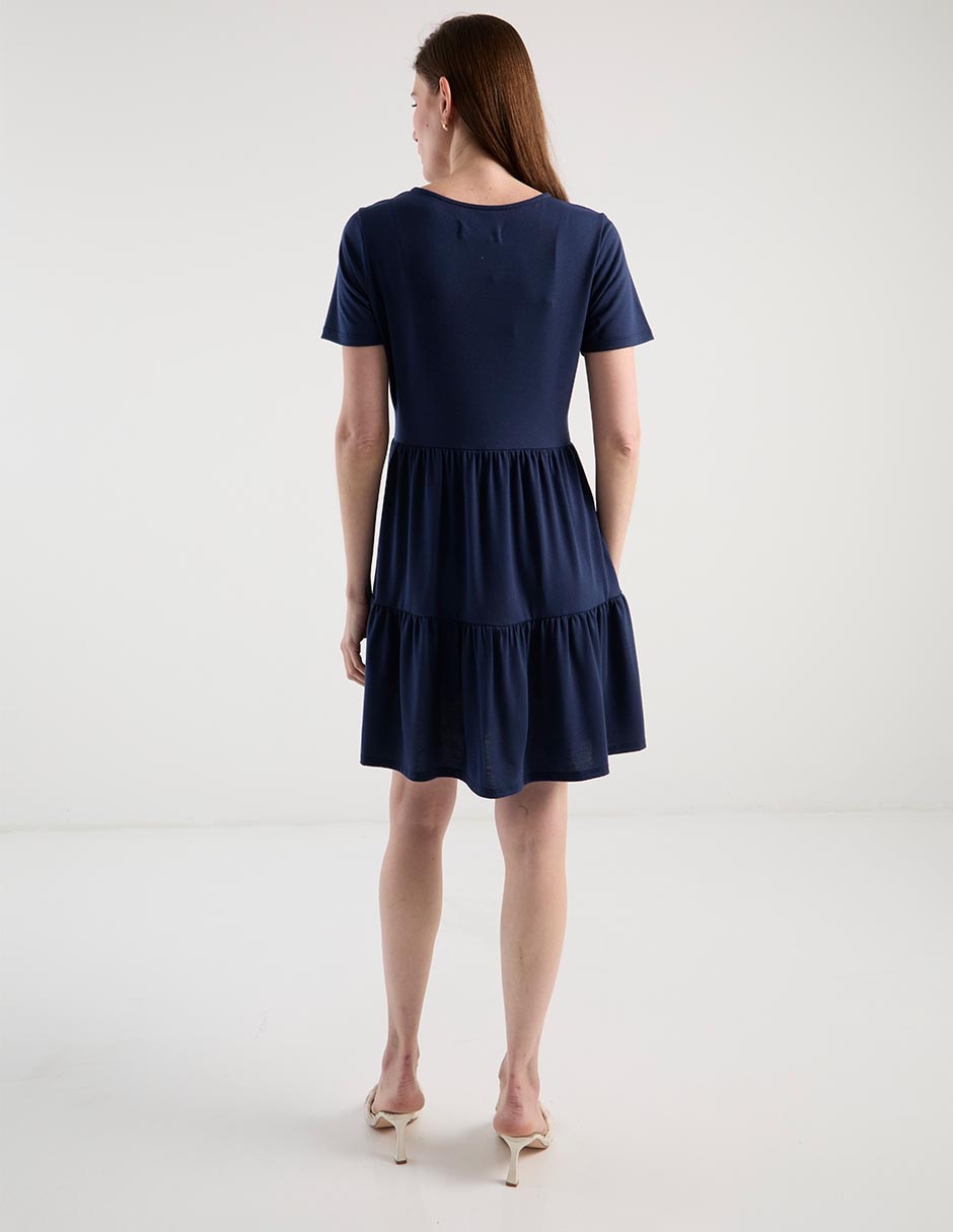 Vestido a la rodilla casual para mujer