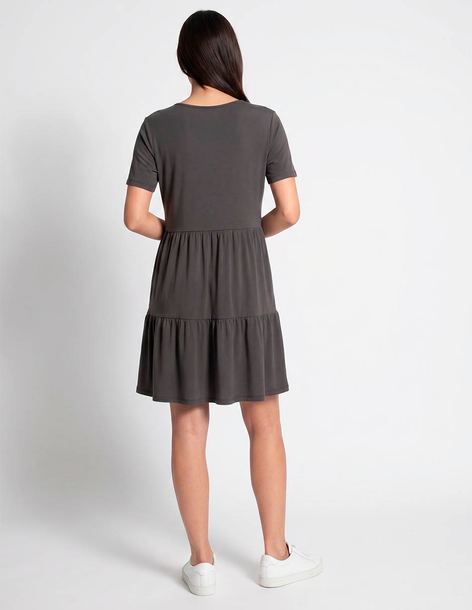 Vestido a la rodilla casual para mujer 3