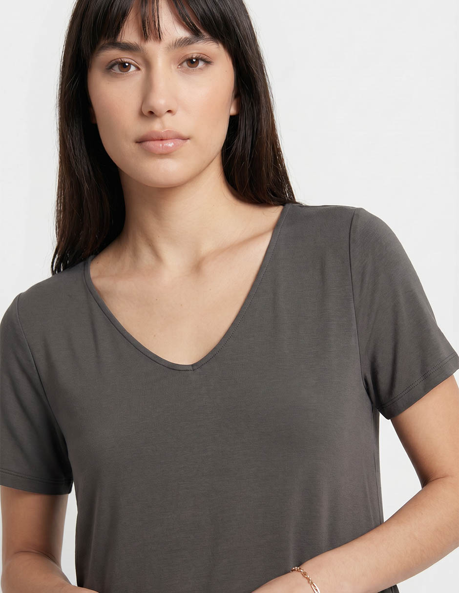 Vestido a la rodilla casual para mujer 2