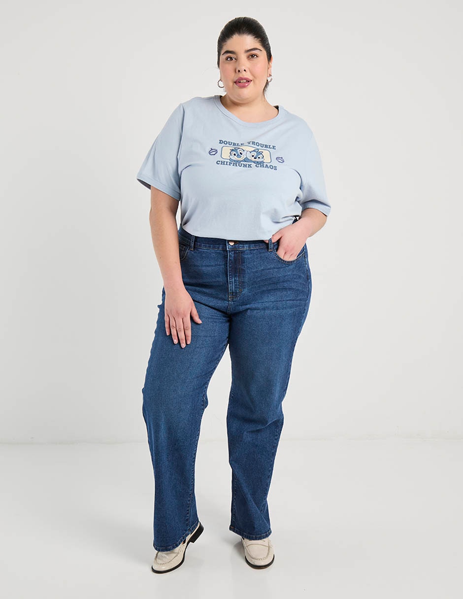 Jeans straight para mujer 5