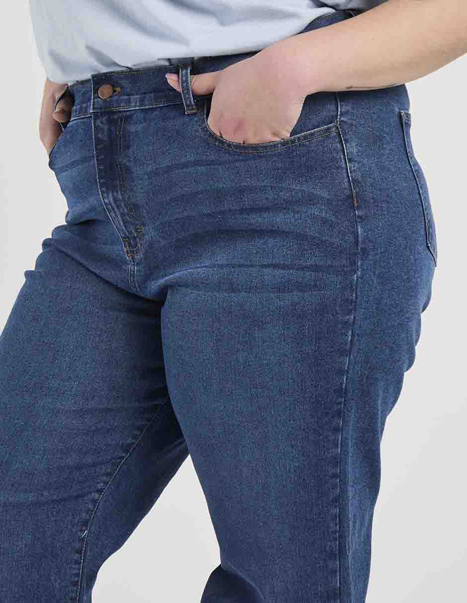 Jeans straight para mujer 2