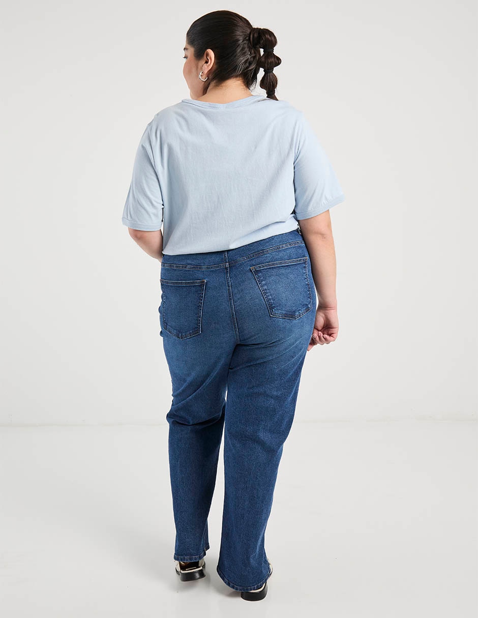 Jeans straight para mujer 6