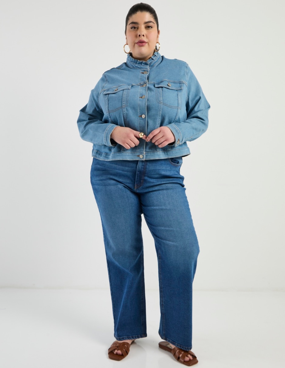Jeans straight para mujer 5