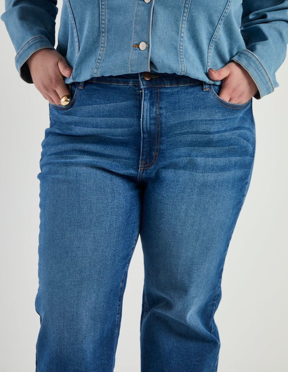 Jeans straight para mujer 3