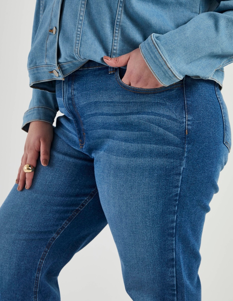 Jeans straight para mujer 2