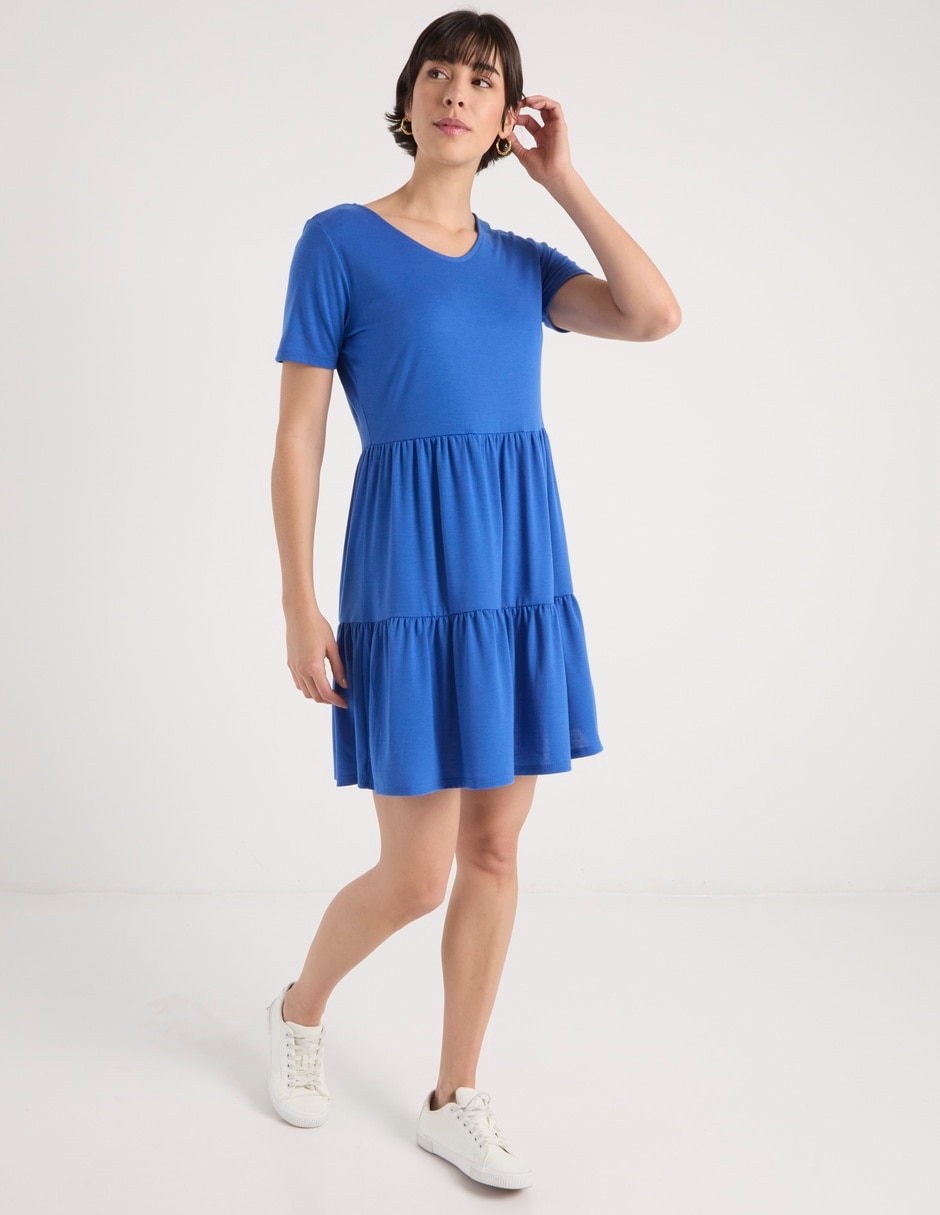 Vestido corto casual para mujer
