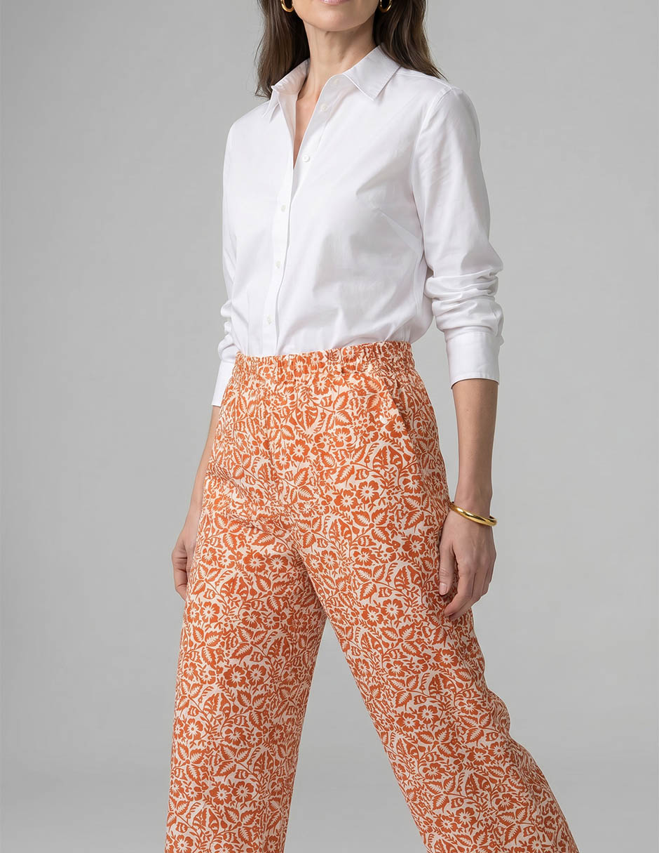 Pantalón relaxed recto para mujer 3