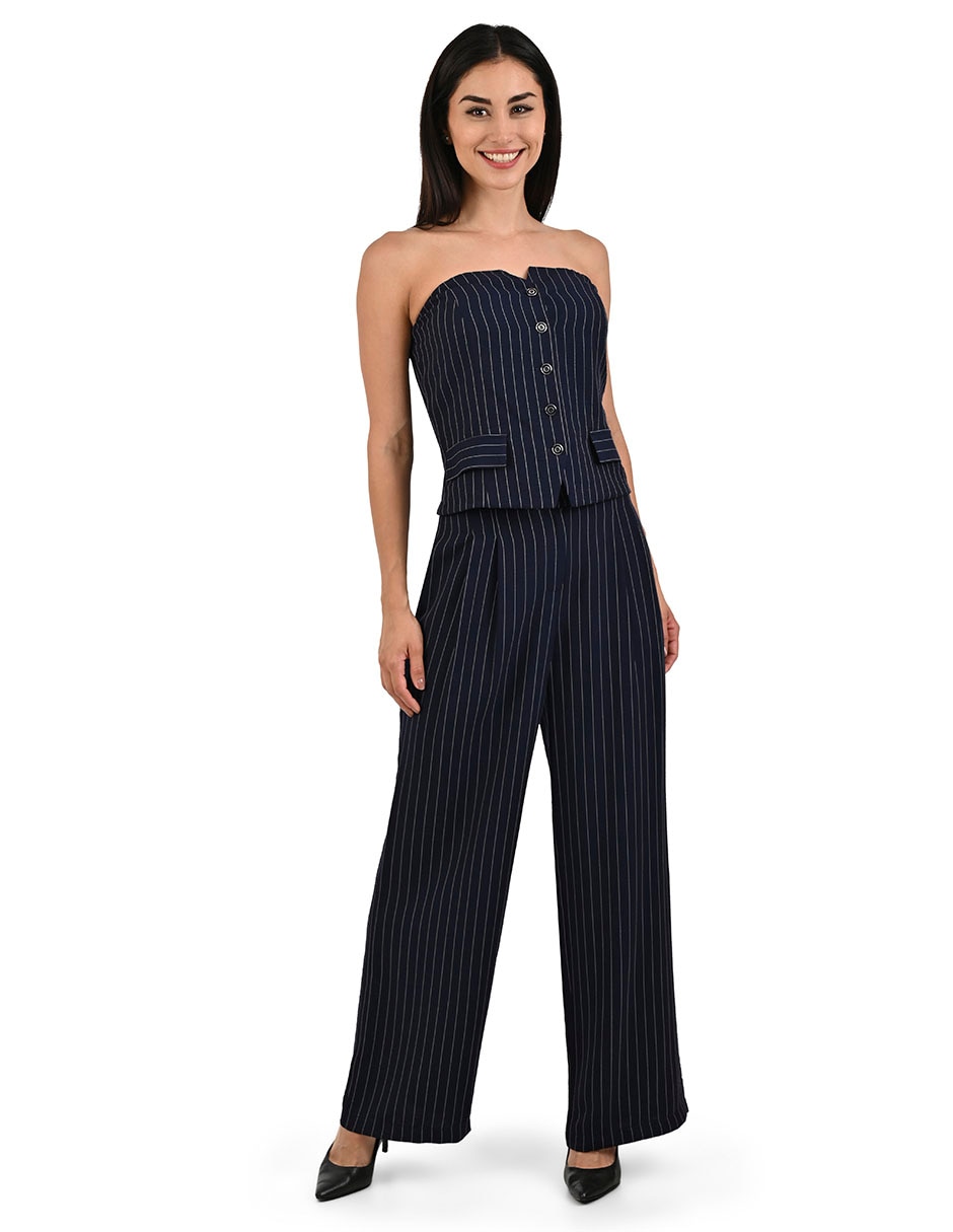 Pantalón de vestir amplio para mujer 2