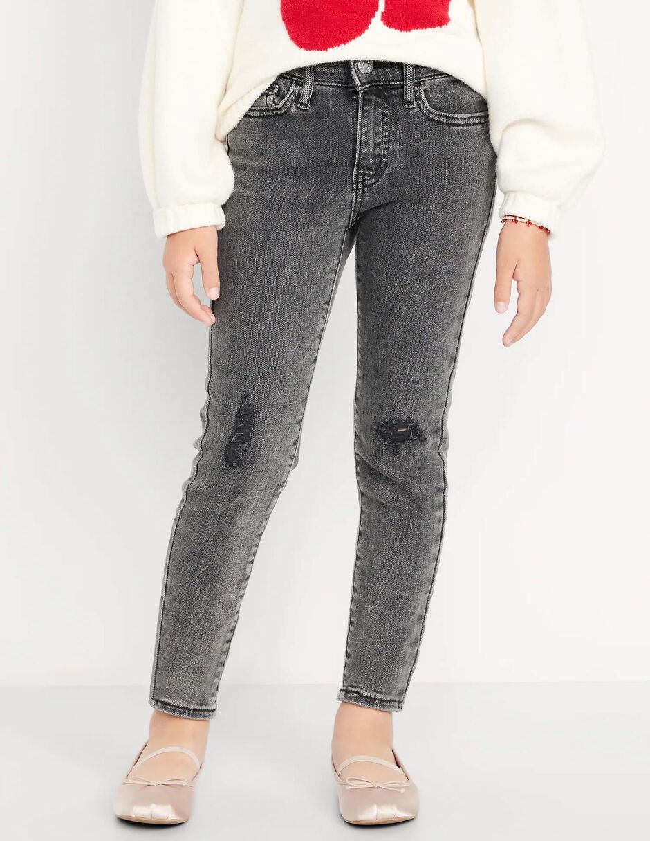 Jeans skinny 803854-000 lavado obscuro para niña Jeans skinny 803854-000 lavado obscuro para niña