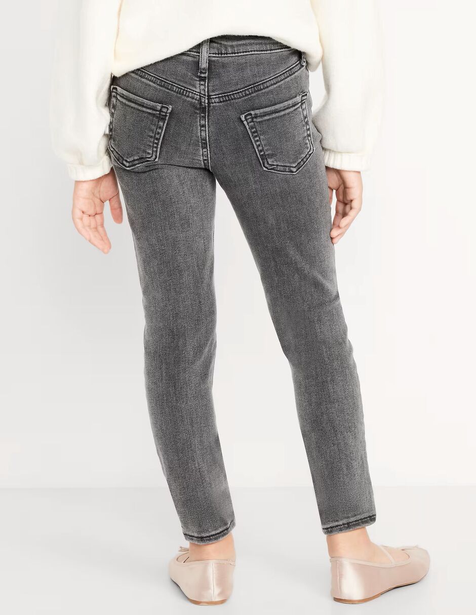 Jeans skinny Old Navy 803854-000 lavado obscuro para niña