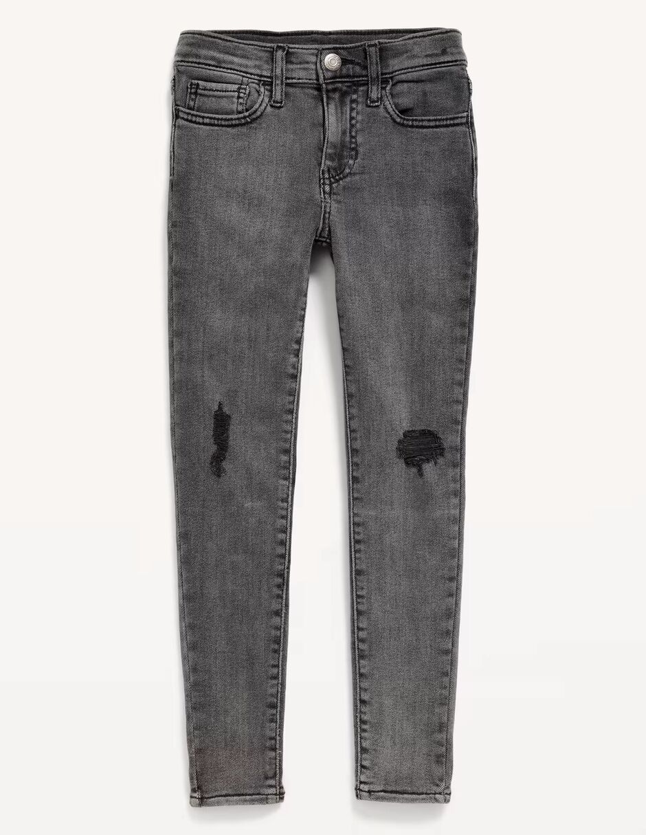 Jeans skinny Old Navy 803854-000 lavado obscuro para niña