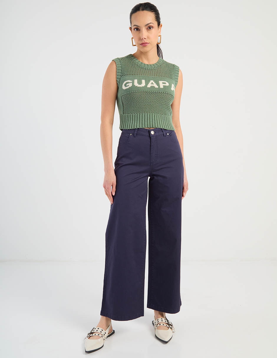 Pantalón wide leg para mujer 5