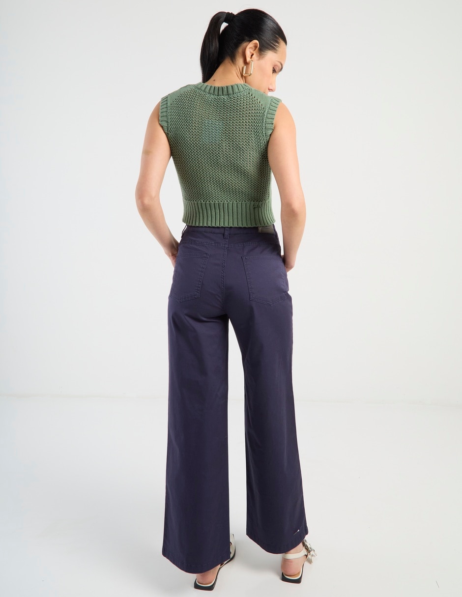 Pantalón wide leg para mujer 6