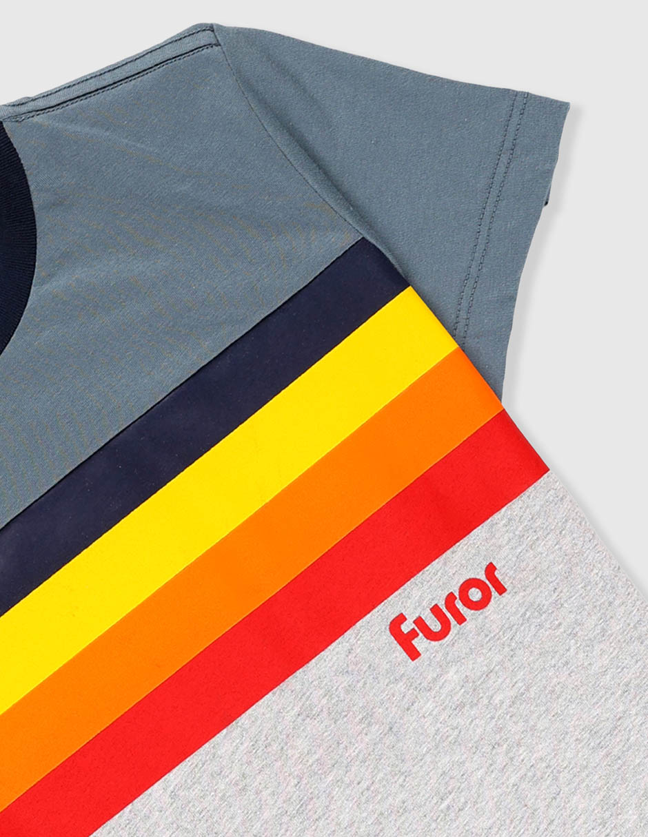 Playera manga corta para niño