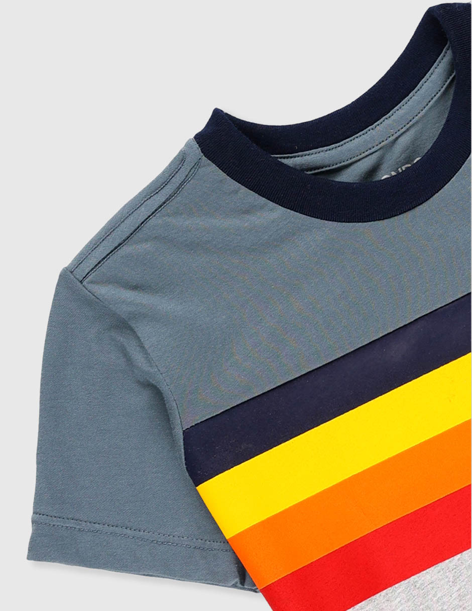 Playera manga corta para niño