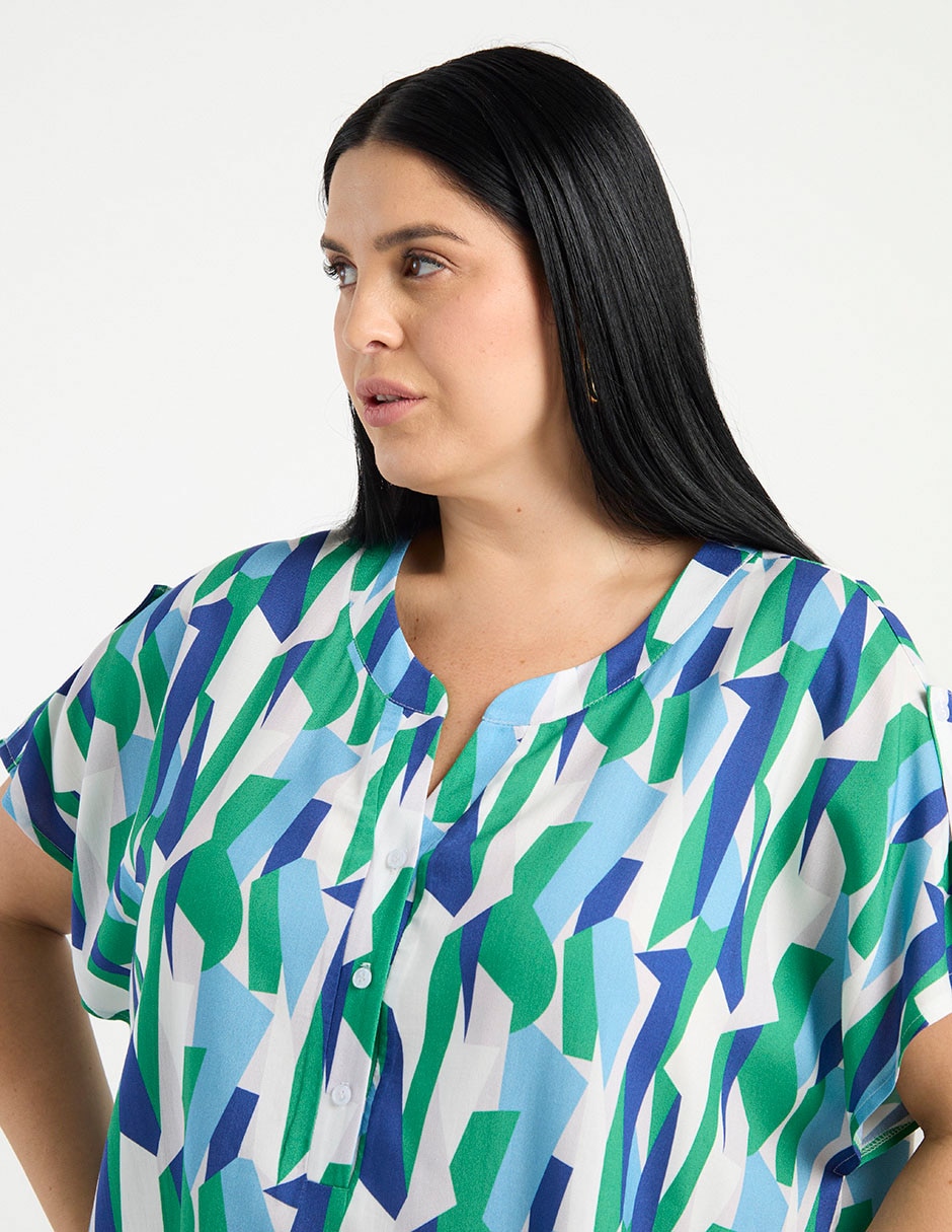 Blusa Contempo Plus para mujer
