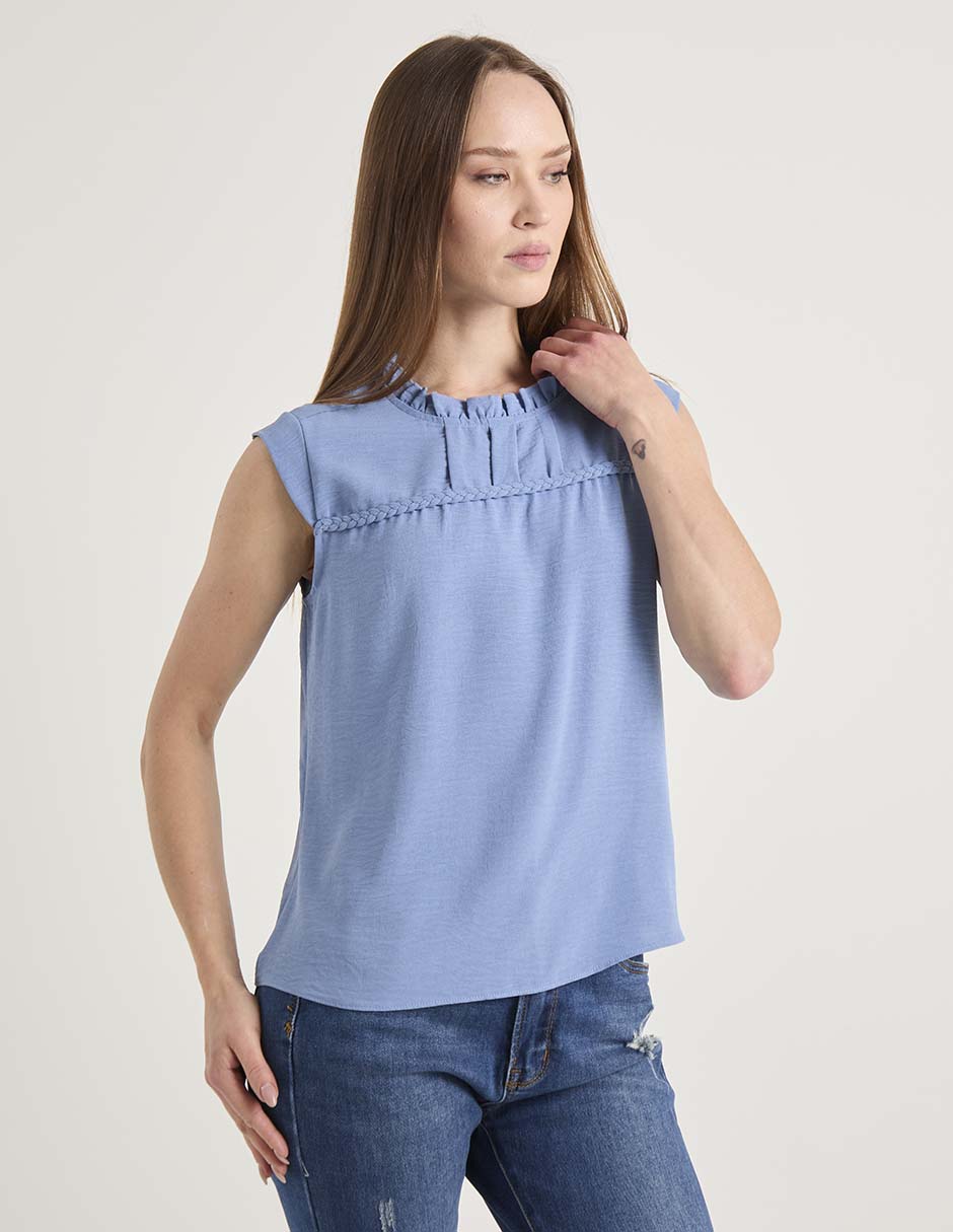 Blusa manga corta para mujer 1