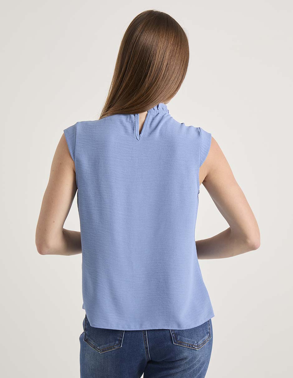 Blusa manga corta para mujer 5