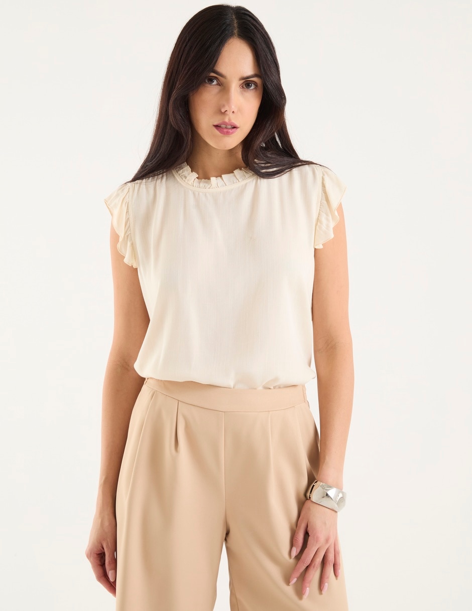 Blusa manga corta para mujer 1