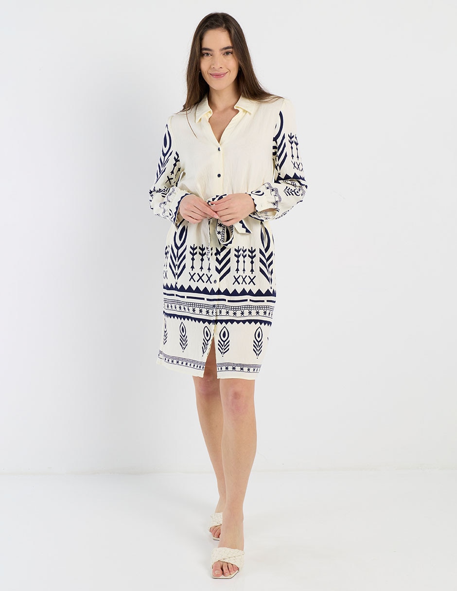 Vestido arriba rodilla casual para mujer