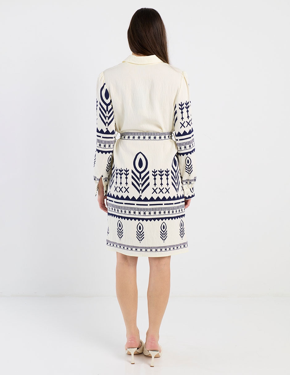 Vestido arriba rodilla casual para mujer 6