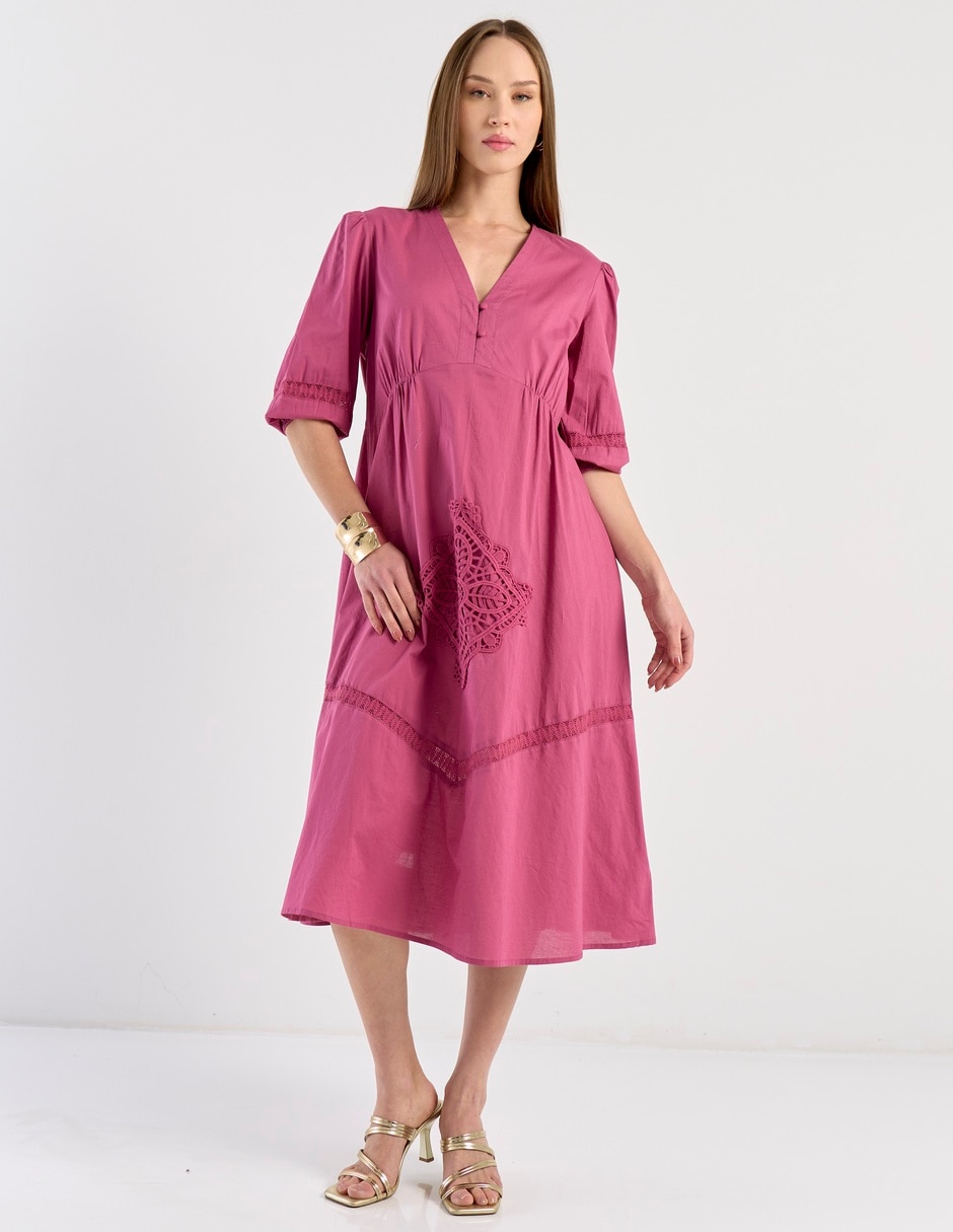 Vestido midi casual para mujer