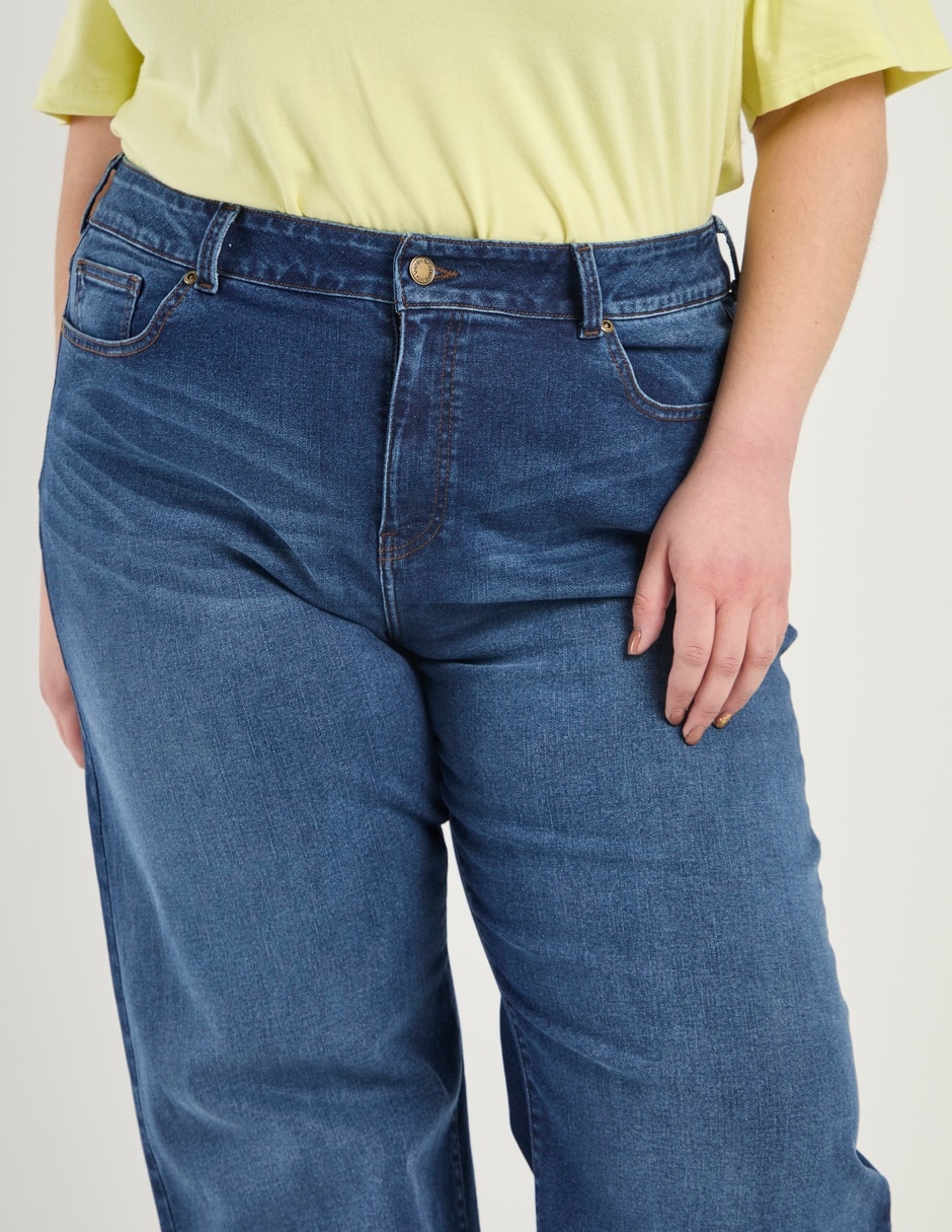 Jeans amplio para mujer 2