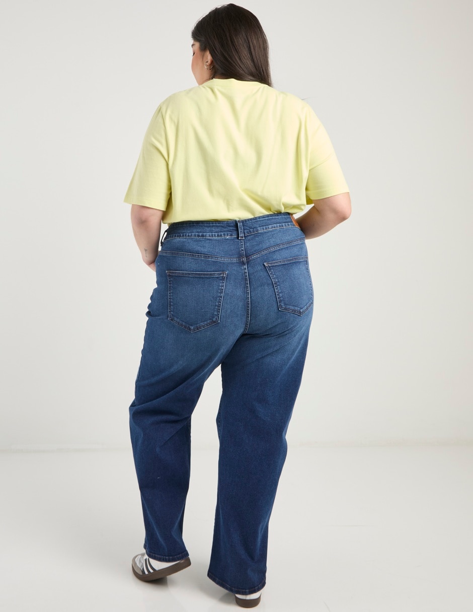 Jeans amplio para mujer 6
