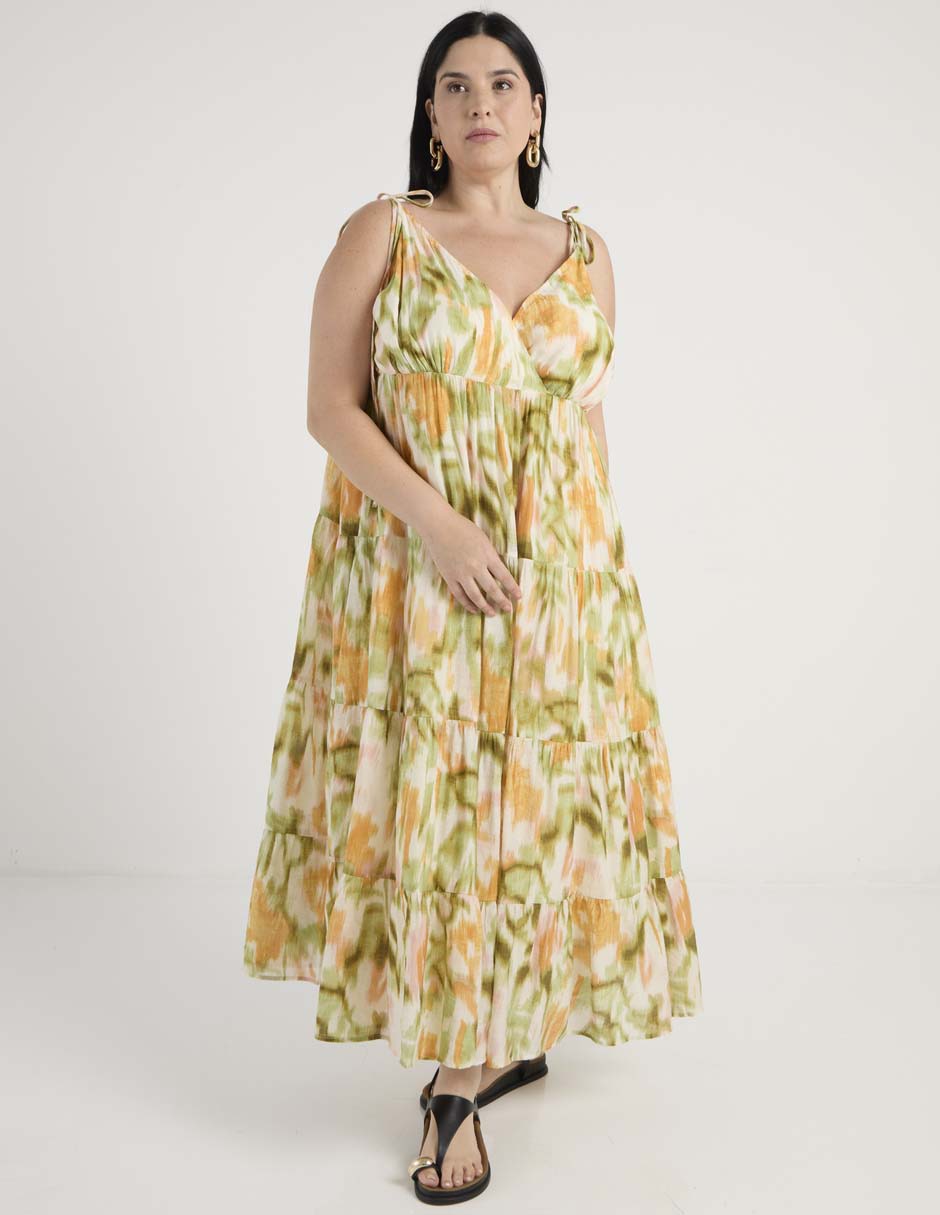 Vestido largo casual para mujer 4