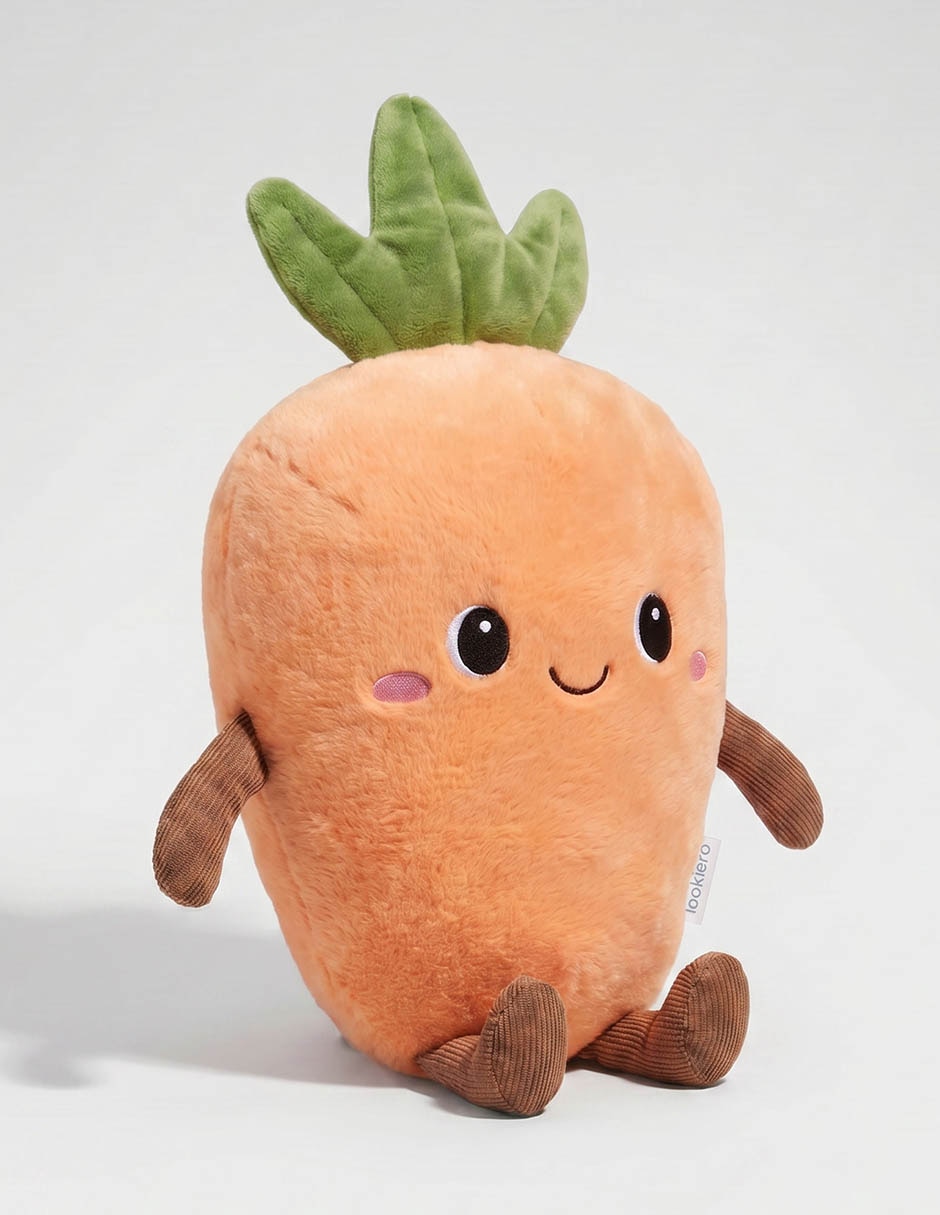 Peluche De Zanahoria Peluchería De 39 Cm 2