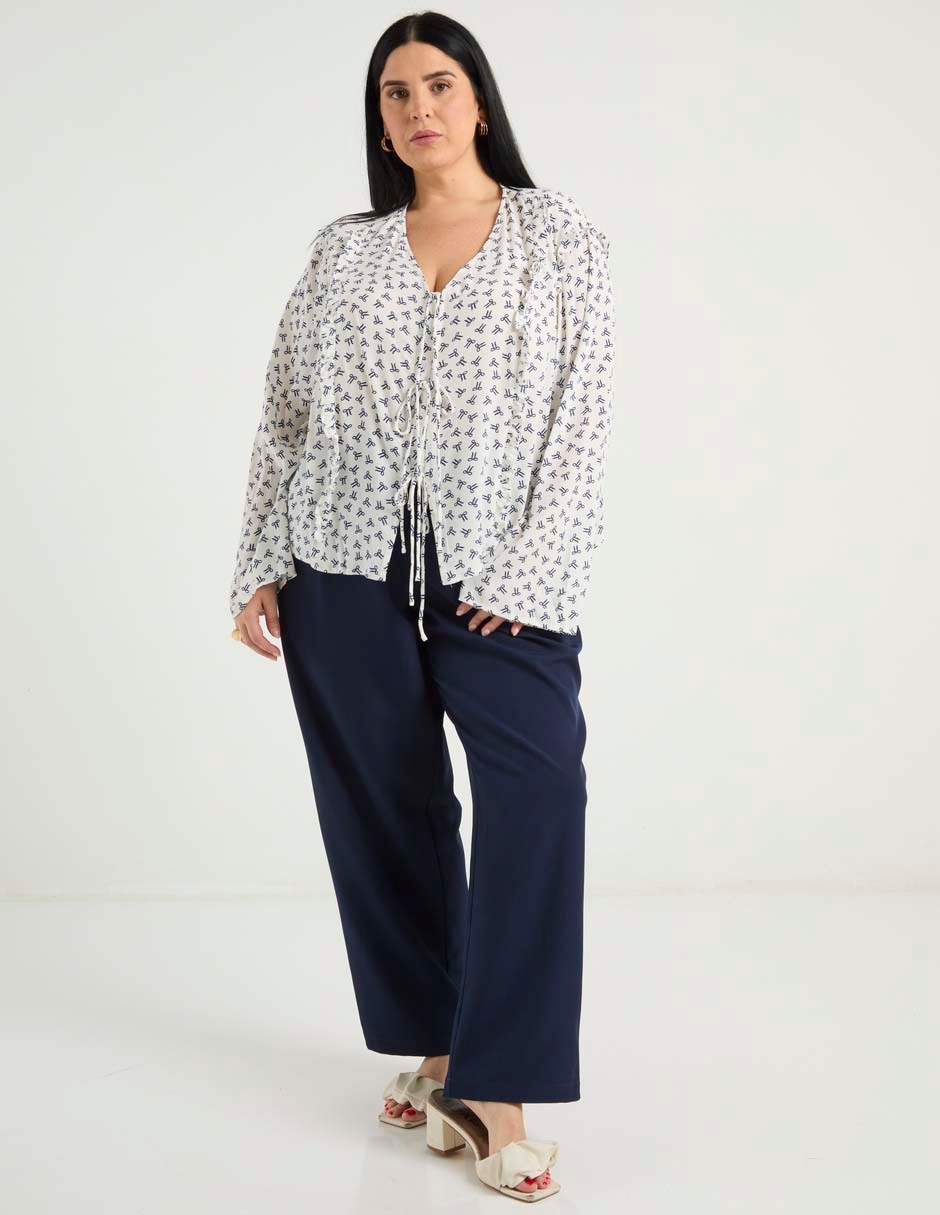 Pantalón wide leg para mujer 5