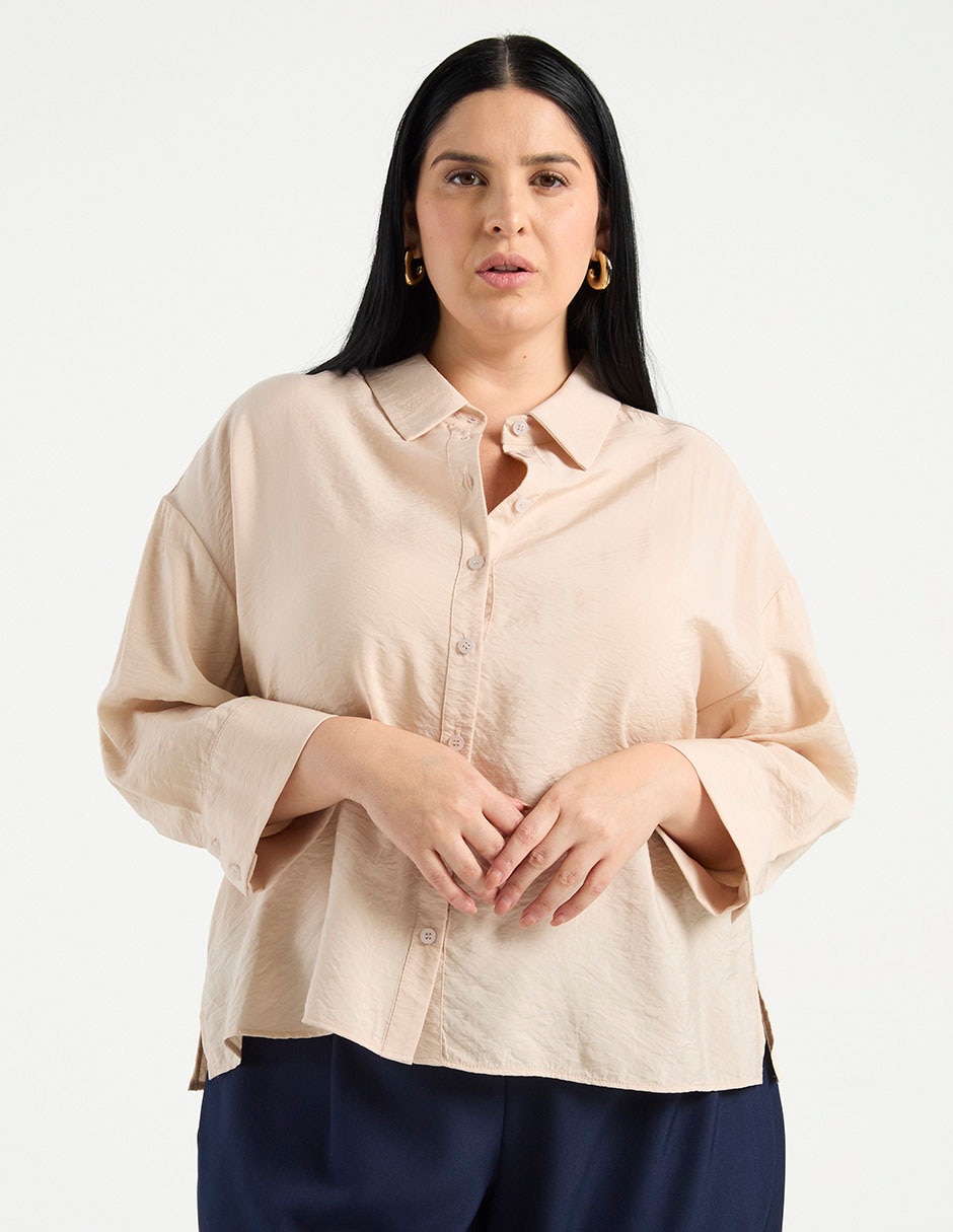 Blusa manga 3/4 para mujer 1