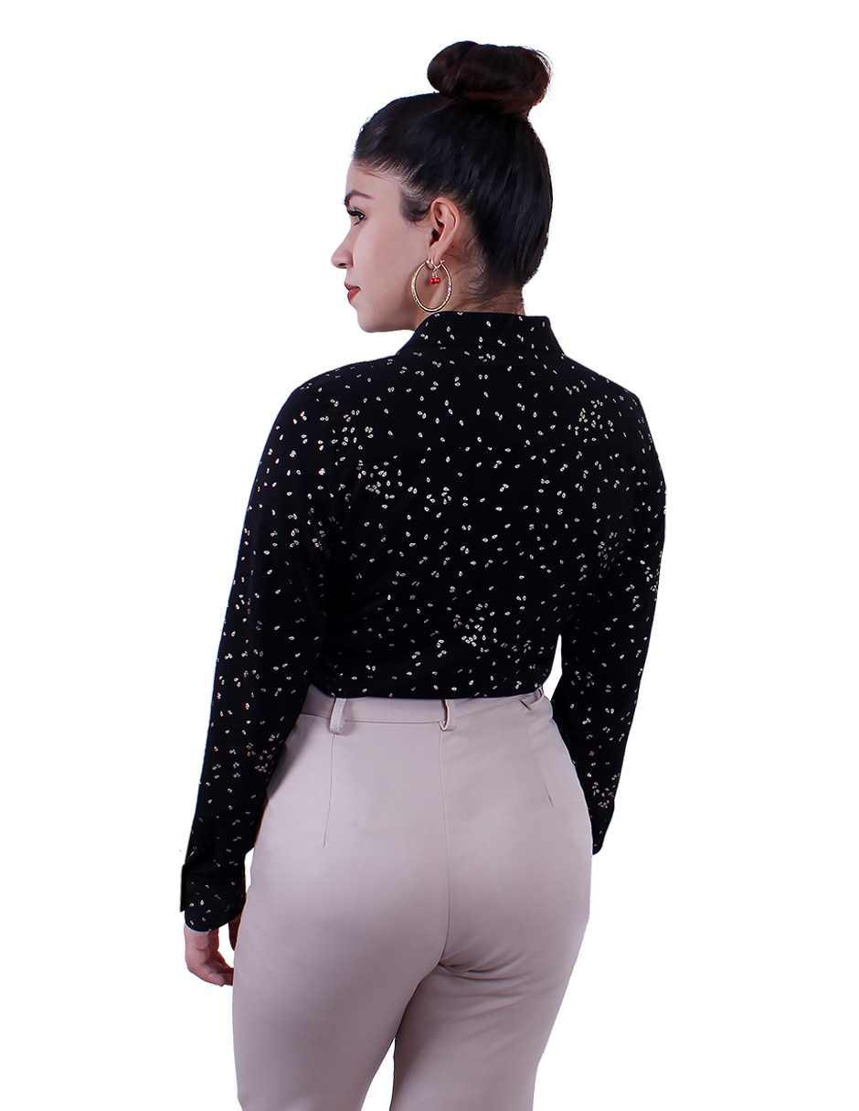 Blusa manga larga para mujer