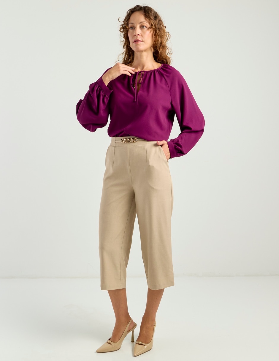 Blusa Liz& manga larga para mujer 9