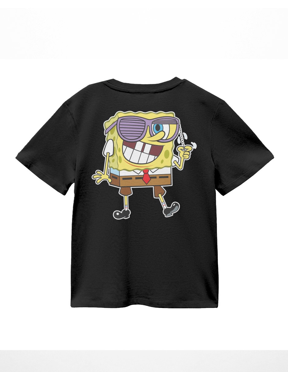 Playera Bob Esponja manga corta para niño