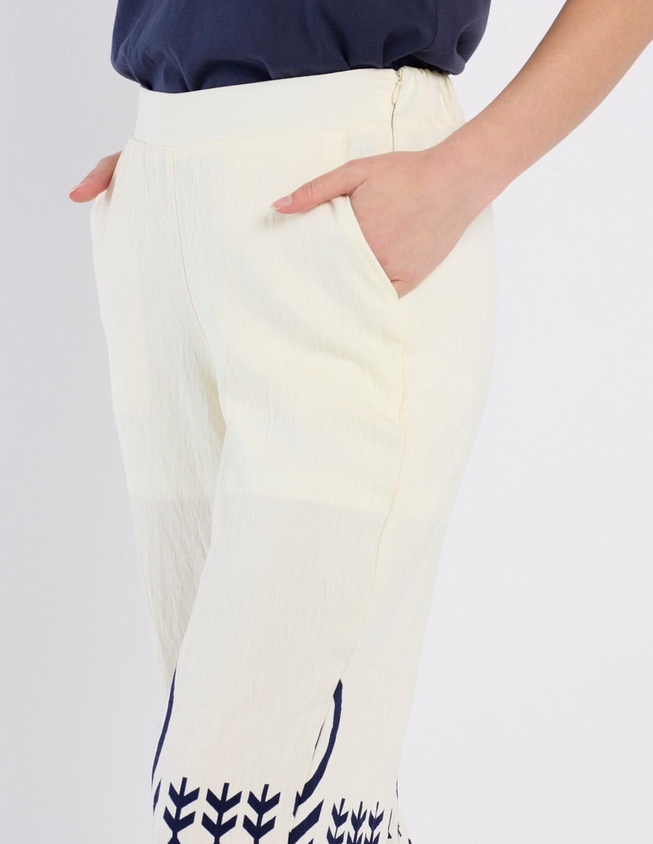 Pantalón easy pant palazzo para mujer 3