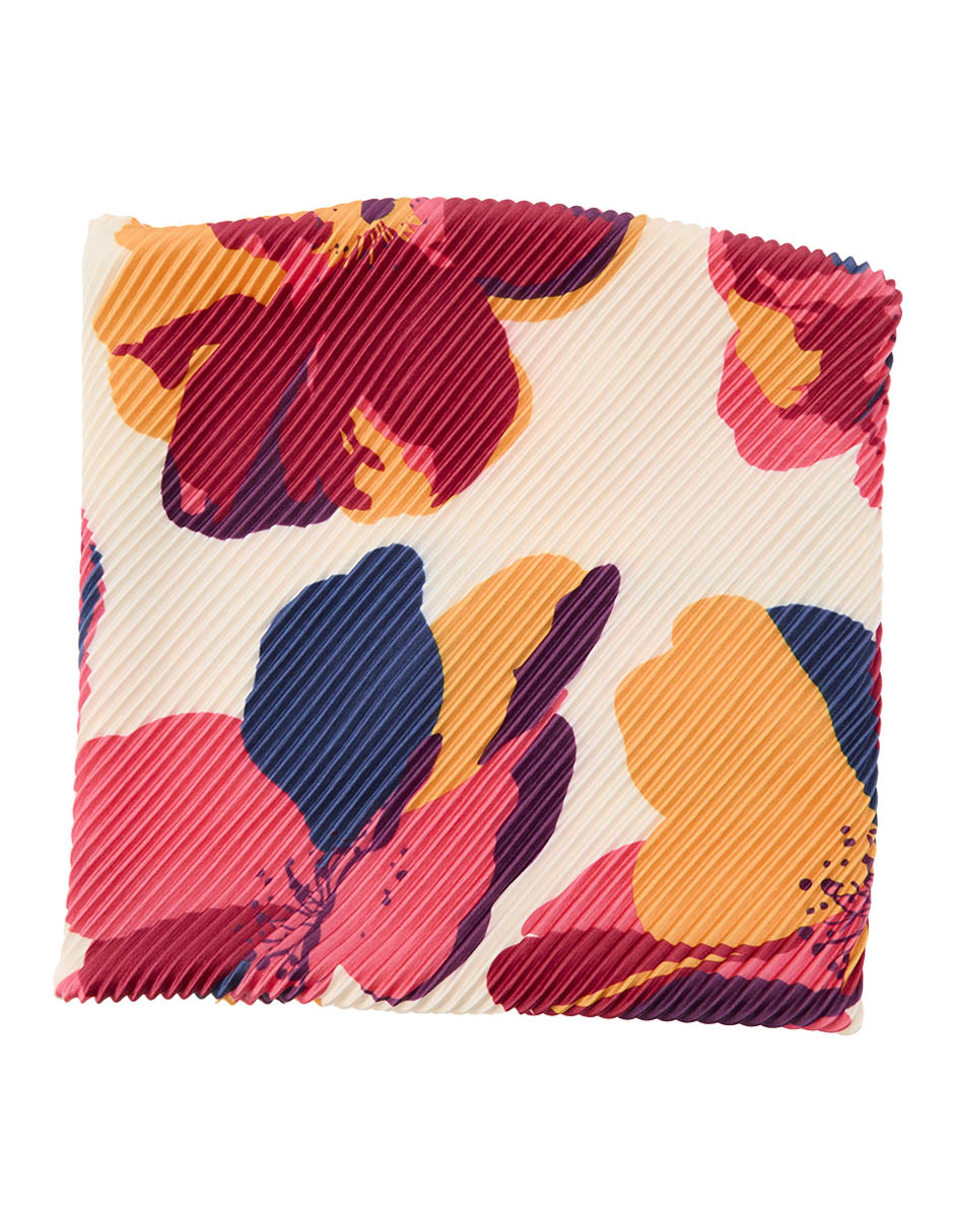 Mascada estampado floral para mujer 2