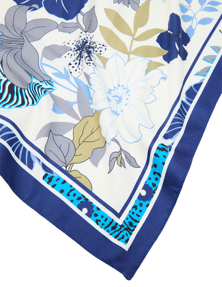 Pashmina estampado floral para mujer 3
