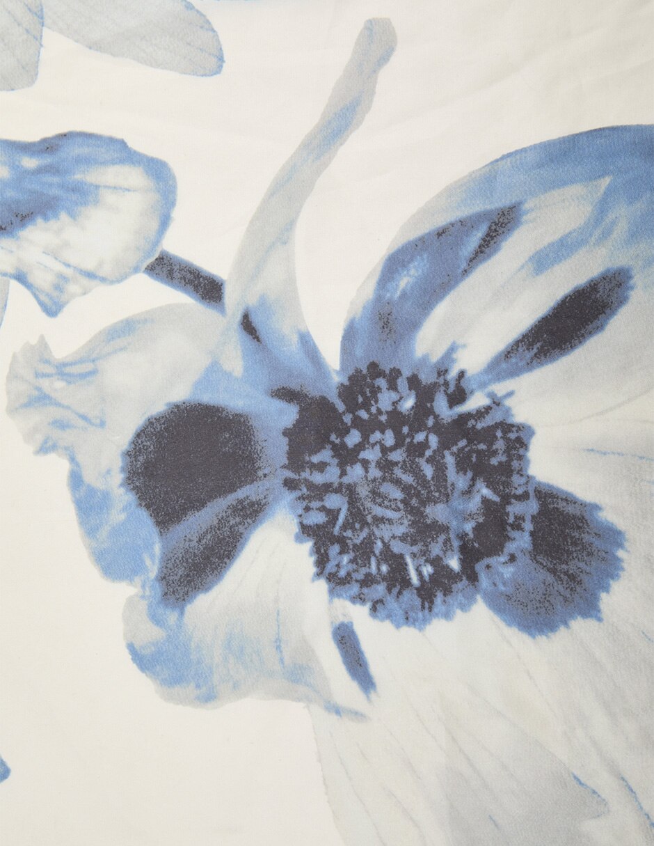 Pashmina con estampado floral para mujer 3