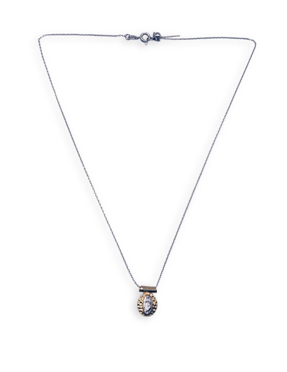Collar Virgen de Guadalupe de ovalado