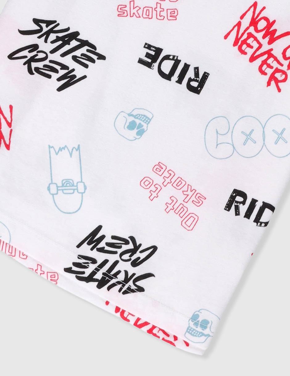 Playera Weekend manga corta para bebé niño